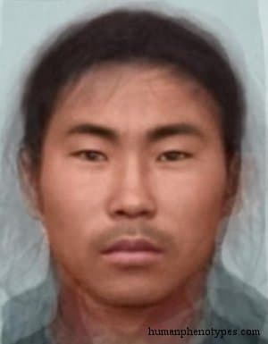 Amur-Sakhalin phenotype average face