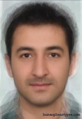 Anatolid phenotype average face