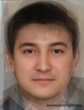 Andronovo-Turanid phenotype average face