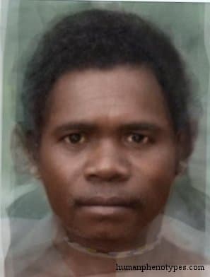 Barrinean phenotype average face