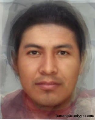 California Pacifid phenotype average face