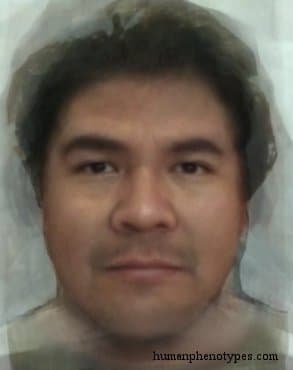 Californid phenotype average face
