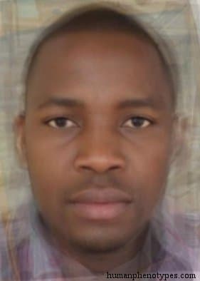 Chopi-Tswana phenotype average face
