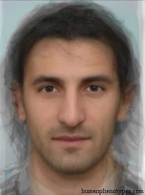 Dinarid (proper) phenotype average face