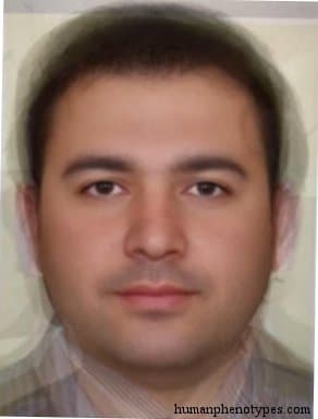 East Alpinid phenotype average face