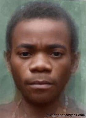 East Bambutid phenotype average face