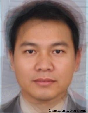 East Palaungid phenotype average face