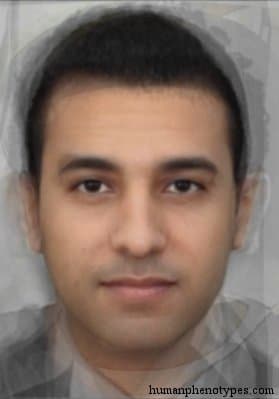 Egyptid phenotype average face