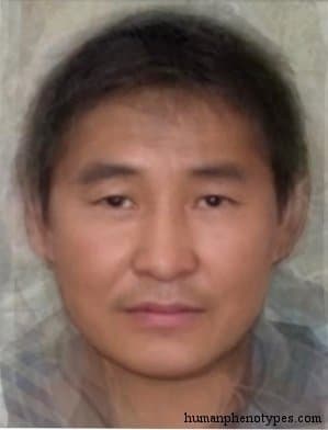 Katanga phenotype average face