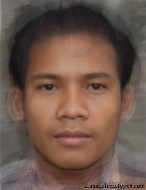 Khmerid phenotype average face