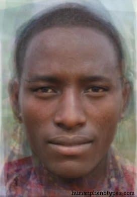 Maasai phenotype average face
