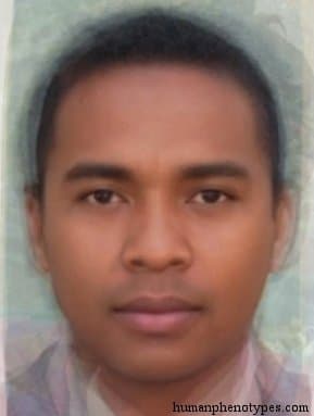 Malagasid phenotype average face