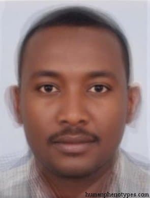 Middle Nile phenotype average face