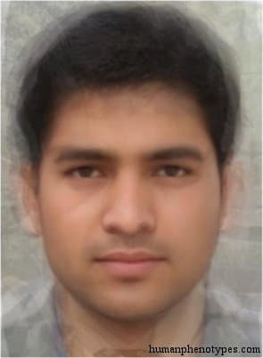 Mountain Indid phenotype average face