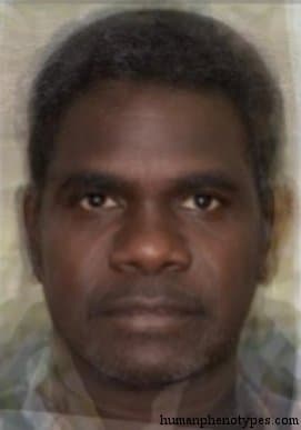 North Australid phenotype average face