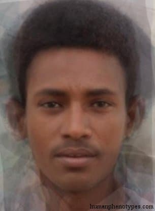 North Ethiopid phenotype average face