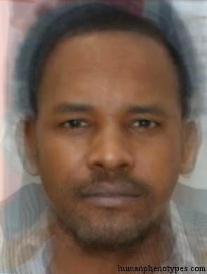 Paleo Saharid phenotype average face