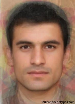 Proto Iranid phenotype average face