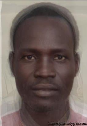Shillukid phenotype average face