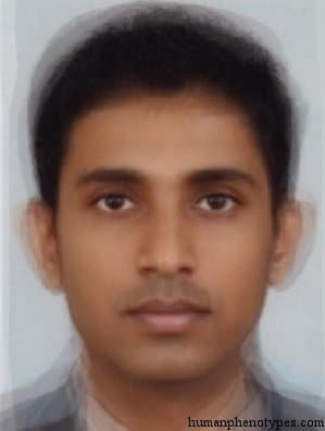Sinhalesid phenotype average face