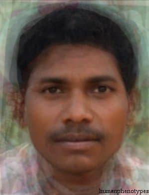 South Gondid phenotype average face