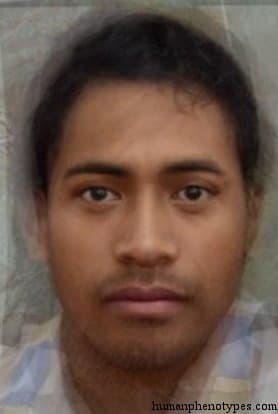 South Polynesid phenotype average face