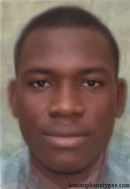 Sudanid (proper) phenotype average face