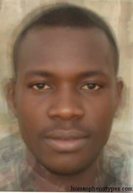 Sudano Guinesid phenotype average face