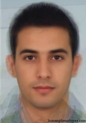Trans Mediterranid phenotype average face