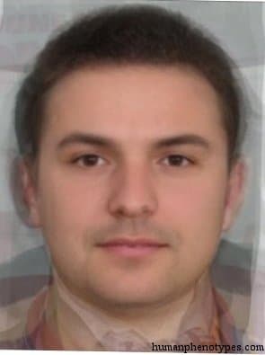 West Alpinid phenotype average face