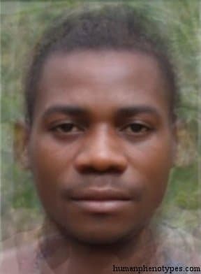 West Bambutid phenotype average face
