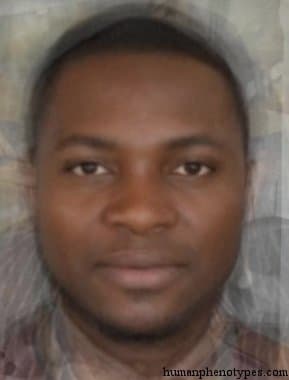 West Congolesid phenotype average face