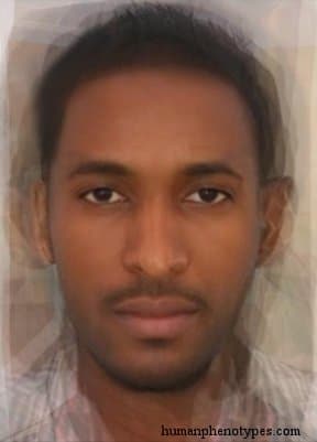 West Ethiopid phenotype average face