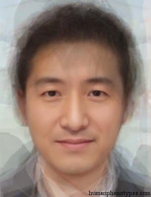 Yakonin phenotype average face