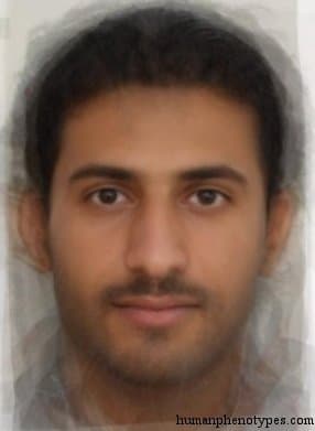 Yemenid phenotype average face