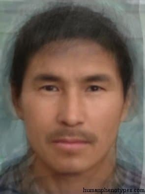 Yenisey phenotype average face